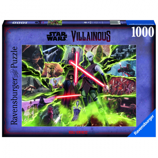Ravensburger: Star Wars Villainous Asajj Ventress 1000 Palaa ryhmässä PALAPELIT / 1000 palaa @ Spelexperten (10217341)