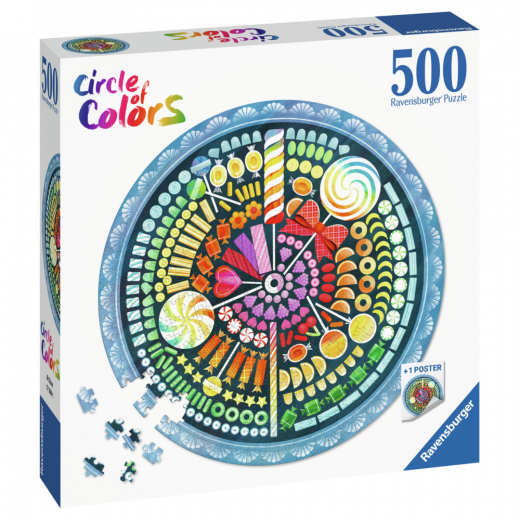 Ravensburger - Circle of Colors - Candy 500 Palaa ryhmässä PALAPELIT / < 750 palaa @ Spelexperten (10217350)