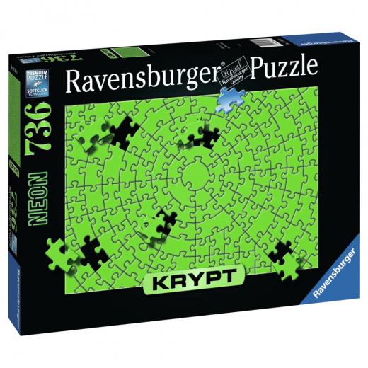 Ravensburger: Krypt Neon Green 736 Palaa ryhmässä PALAPELIT / < 750 palaa @ Spelexperten (10217364)