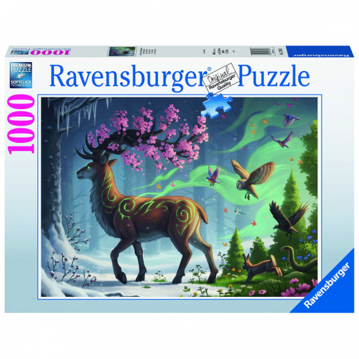 Ravensburger: Spring Deer 1000 Palaa ryhmässä PALAPELIT / 1000 palaa @ Spelexperten (10217385)