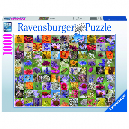 Ravensburger: Bee Collage 1000 Palaa ryhmässä PALAPELIT / 1000 palaa @ Spelexperten (10217386)