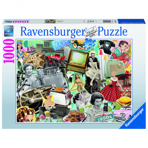 Ravensburger: The 50s 1000 Palaa ryhmässä PALAPELIT / 1000 palaa @ Spelexperten (10217387)