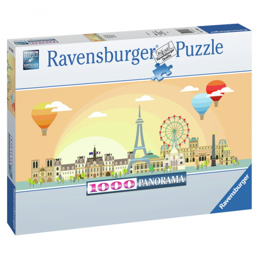 Ravensburger A Day in Paris 1000 Palaa ryhmässä PALAPELIT / 1000 palaa @ Spelexperten (10217393)