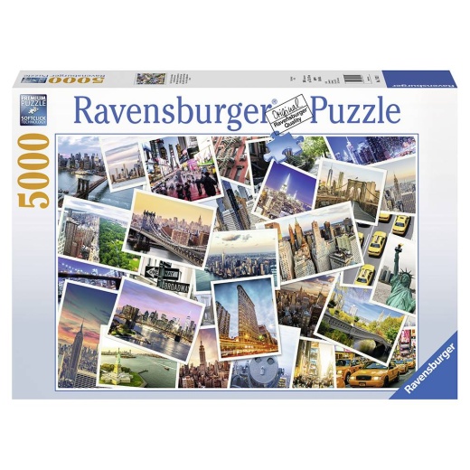 Ravensburger New York - the City never sleeps 5000 Palaa ryhmässä PALAPELIT / 2000 palaa > @ Spelexperten (10217433)