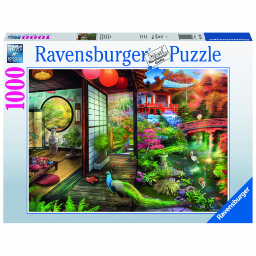 Ravensburger: Japanese Garden Teahouse Kyoto 1000 Palaa ryhmässä PALAPELIT / 1000 palaa @ Spelexperten (10217497)