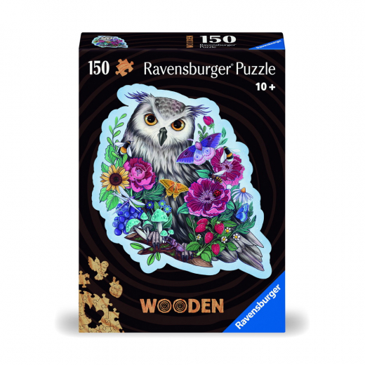 Ravensburger: Wooden Owl 150 Palaa ryhmässä PALAPELIT / < 750 palaa @ Spelexperten (10217511)