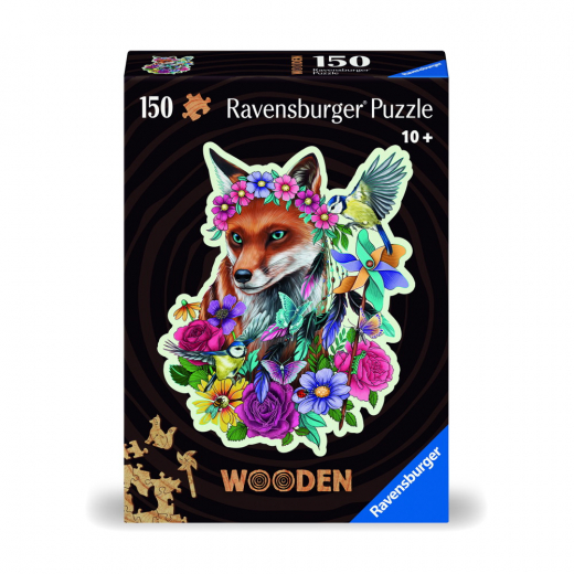 Ravensburger: Wooden Fox  150 Palaa ryhmässä PALAPELIT / < 750 palaa @ Spelexperten (10217512)