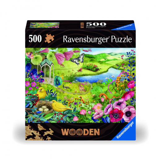 Ravensburger: Wooden Nature Garden 500 Palaa ryhmässä PALAPELIT / < 750 palaa @ Spelexperten (10217513)