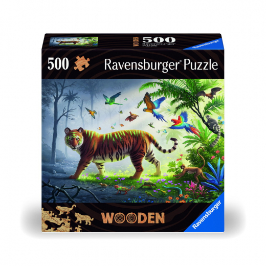 Ravensburger: Wooden Tiger 500 Palaa ryhmässä PALAPELIT / < 750 palaa @ Spelexperten (10217514)