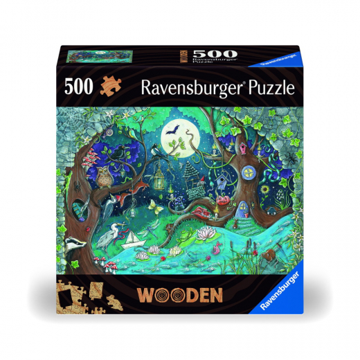 Ravensburger: Wooden Fantasy Forest 500 Palaa ryhmässä PALAPELIT / < 750 palaa @ Spelexperten (10217516)