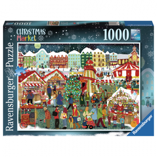 Ravensburger Christmas Market 1000 Paala ryhmässä PALAPELIT / 1000 palaa @ Spelexperten (10217546)