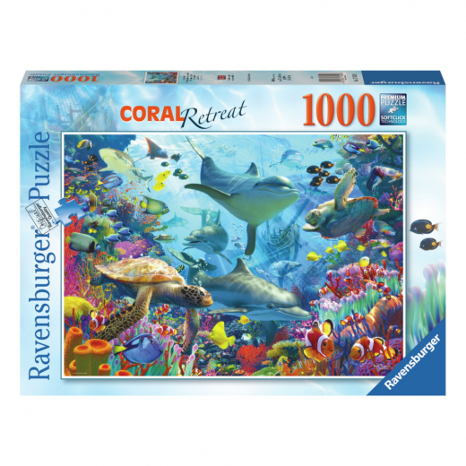 Ravensburger: Coral Reef Retreat 1000 Palaa ryhmässä PALAPELIT / 1000 palaa @ Spelexperten (10217550)
