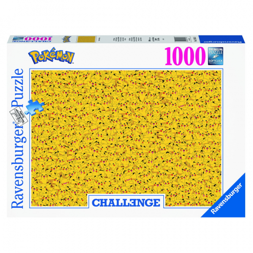 Ravensburger: Challenge Pikachu 1000 Palaa ryhmässä PALAPELIT / 1000 palaa @ Spelexperten (10217576)