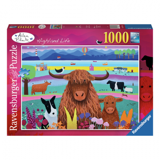 Ravensburger: Highland Life 1000 Palaa ryhmässä PALAPELIT / 1000 palaa @ Spelexperten (10217622)