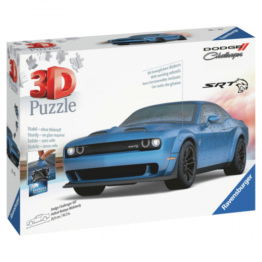 Ravensburger 3D Dodge Challenger Hellcat Widebody 108Paala ryhmässä PALAPELIT / 3D palapelit @ Spelexperten (10311283)
