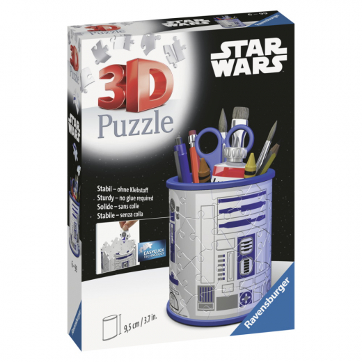 Ravensburger 3D Star Wars: R2D2 Pencil Cup 57 Paala ryhmässä PALAPELIT / 3D palapelit @ Spelexperten (10311554)
