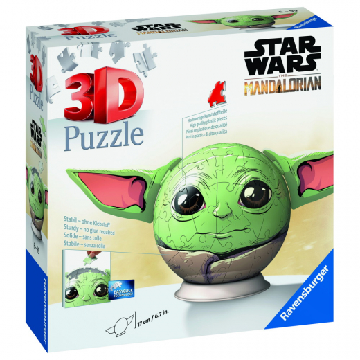 Ravensburger 3D: Star Wars Grogu With Ears 72 Palaa ryhmässä PALAPELIT / 3D palapelit @ Spelexperten (10311556)