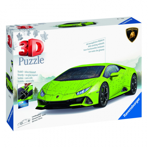 Ravensburger 3D: Lamborghini Huracán EVO-Verde 156 Palaa ryhmässä PALAPELIT / 3D palapelit @ Spelexperten (10311559)