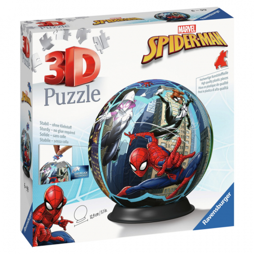 Ravensburger 3D Spider-Man Ball 72 Paala ryhmässä PALAPELIT / 3D palapelit @ Spelexperten (10311563)