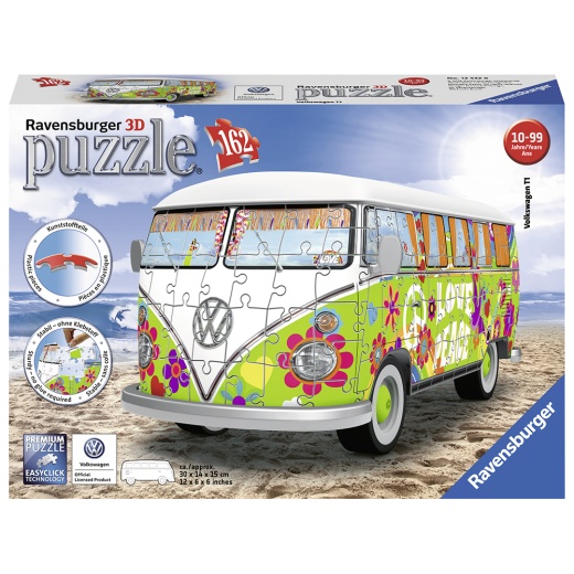 Ravensburger 3D - VW T1 Hippie Style 162 Palaa ryhmässä  @ Spelexperten (10312532)