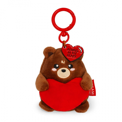 Keyring with stuffed animal - Teddy Bear ryhmässä LELUT / Hauskoja vempaimia / Hauskoja lahjoja @ Spelexperten (103216)