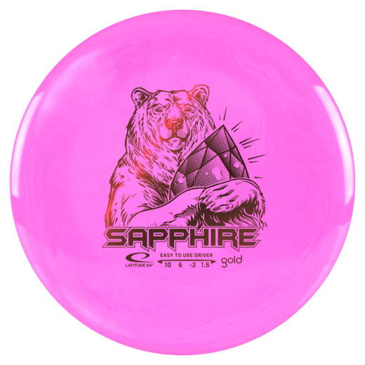Latitude 64° Gold Sapphire Pink ryhmässä ULKOPELIT / Disc Golf & frisbee / Distance Drivers @ Spelexperten (103540)