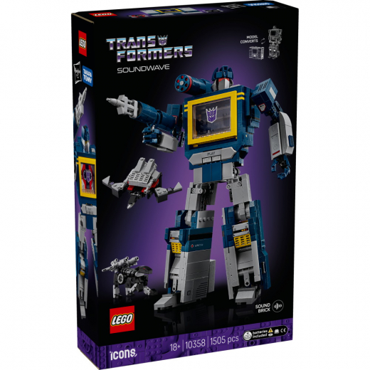 LEGO Icons - Transformers: Soundwave ryhmässä LELUT / LEGO @ Spelexperten (10358)