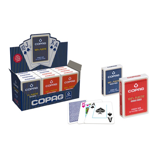 Copag Jumbo Face Display Mix ryhmässä SEURAPELIT / Pokeri & kasino / Poker @ Spelexperten (104001348)