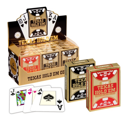 Copag Texas Hold 'Em Gold Jumbo Face Display Mix ryhmässä SEURAPELIT / Pokeri & kasino / Poker @ Spelexperten (104006338)