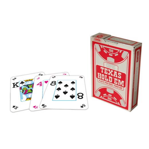 Copag Texas Hold 'Em Silver Peek Index Red ryhmässä SEURAPELIT / Pokeri & kasino / Poker @ Spelexperten (104008324a)