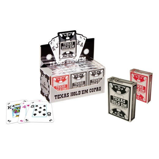 Copag Texas Hold 'Em Display Silver Peek Index Mix ryhmässä SEURAPELIT / Pokeri & kasino / Poker @ Spelexperten (104008328)