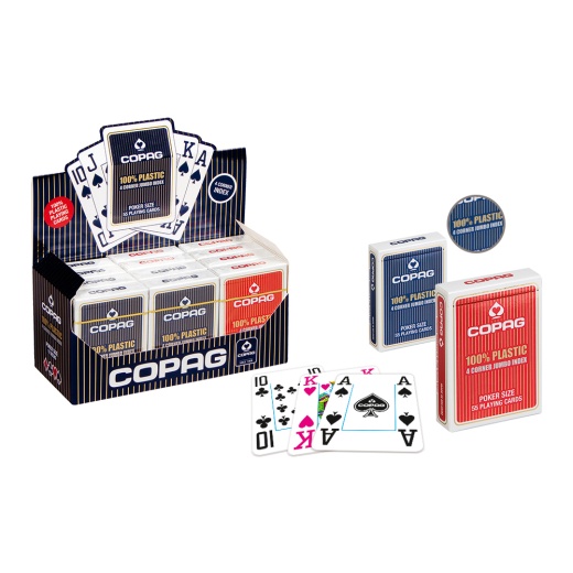 Copag Jumbo Face 4 Pips Display Mix ryhmässä SEURAPELIT / Pokeri & kasino / Poker @ Spelexperten (104009328)
