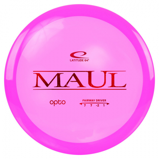 Latitude 64° Opto Maul Pink ryhmässä ULKOPELIT / Disc Golf & frisbee / Fairway Drivers @ Spelexperten (104388)