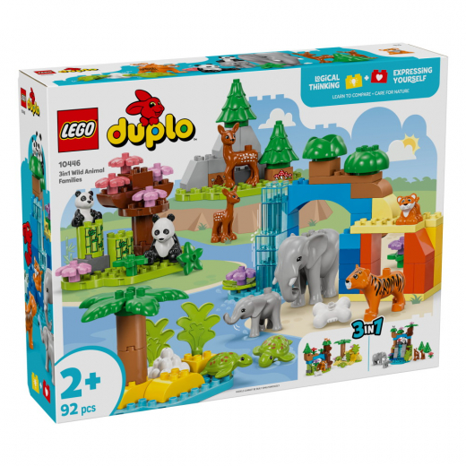 LEGO Duplo - 3-in-1 luonnoneläinperheet ryhmässä LELUT / LEGO / LEGO Duplo @ Spelexperten (10446)