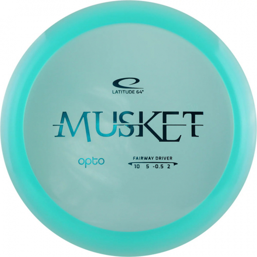 Latitude 64° Opto Musket Turquoise 170-172 g ryhmässä ULKOPELIT / Disc Golf & frisbee / Fairway Drivers @ Spelexperten (104468)