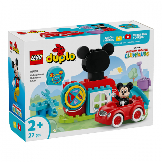 LEGO Duplo - Mikki Hiiren kerhotalo ja auto ryhmässä LELUT / LEGO / LEGO Duplo @ Spelexperten (10454)