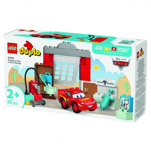 LEGO Duplo - McQueenin vierailu Docin tallilla ryhmässä LELUT / LEGO / LEGO Duplo @ Spelexperten (10456)