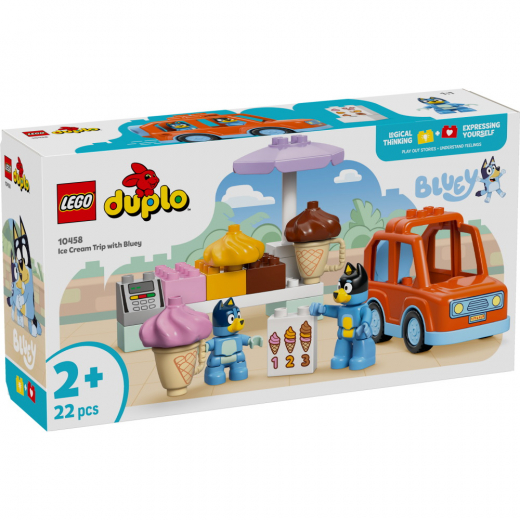 LEGO Duplo - Jäätelöretki Blueyn kanssa ryhmässä LELUT / LEGO / LEGO Duplo @ Spelexperten (10458)