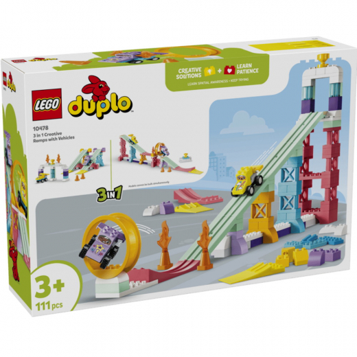 LEGO Duplo - 3in1 luova ramppi ajoneuvon kanssa ryhmässä LELUT / LEGO / LEGO Duplo @ Spelexperten (10478)