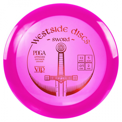 Westside Discs VIP Sword Pink ryhmässä ULKOPELIT / Disc Golf & frisbee / Distance Drivers @ Spelexperten (106416)