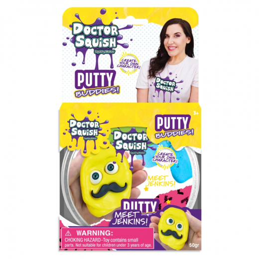 Doctor Squish Putty Jenkins Keltainen 50 g ryhmässä LELUT / Fidgets @ Spelexperten (107463)