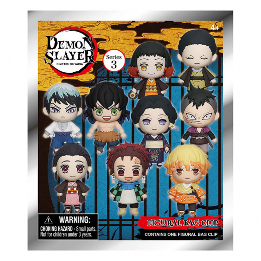 Demon Slayer Kimetsu No Yaiba Bag Clip ryhmässä LELUT / Collectibles @ Spelexperten (10747)