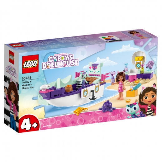 LEGO Gabby's Dollhouse - Gabbyn ja Merikatin laiva ja kylpylä ryhmässä LELUT / LEGO / LEGO Gabby's Dollhouse @ Spelexperten (10786)