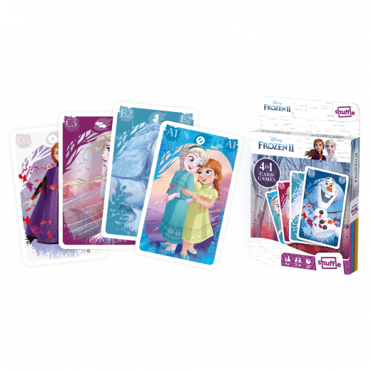 Shuffle - Card Game Frozen II 4 in 1 ryhmässä SEURAPELIT / Lastenpelit @ Spelexperten (108492992)