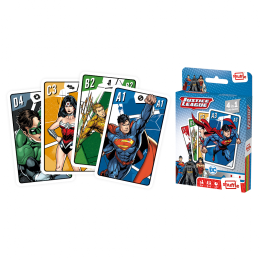 Shuffle - Card Game Justice League 4 in 1 ryhmässä @ Spelexperten (108501992)