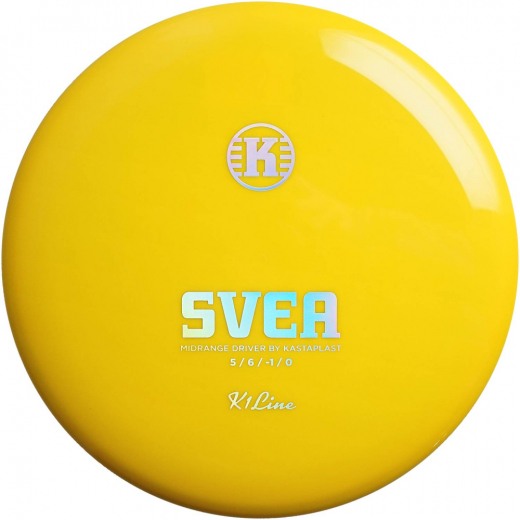 Kastaplast K1 Svea Yellow ryhmässä ULKOPELIT / Disc Golf & frisbee / Midrange @ Spelexperten (108865)