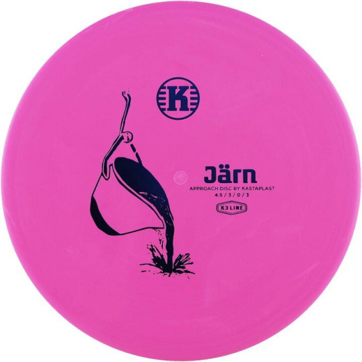 Kastaplast K3 Järn Pink ryhmässä ULKOPELIT / Disc Golf & frisbee / Putt & approach @ Spelexperten (109379)