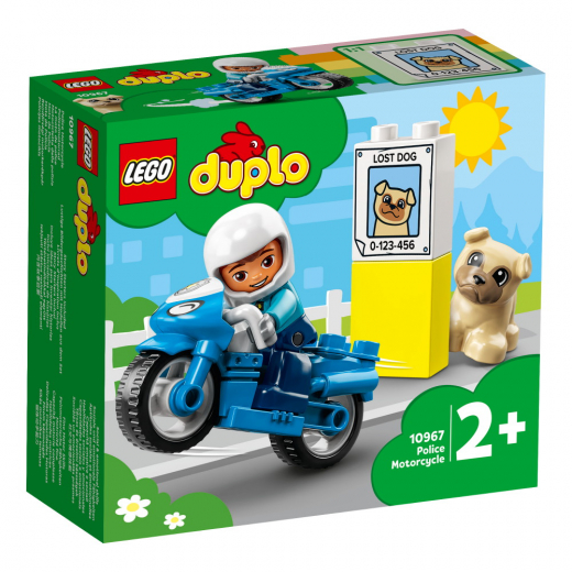 LEGO Duplo - Poliisimoottoripyörä  ryhmässä LELUT / LEGO / LEGO Duplo @ Spelexperten (10967)