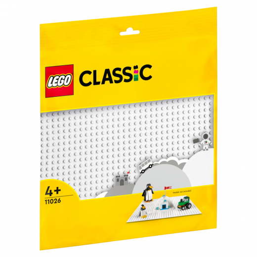 LEGO Classic - Valkoinen rakennuslevy ryhmässä LELUT / LEGO / LEGO Classics @ Spelexperten (11026)