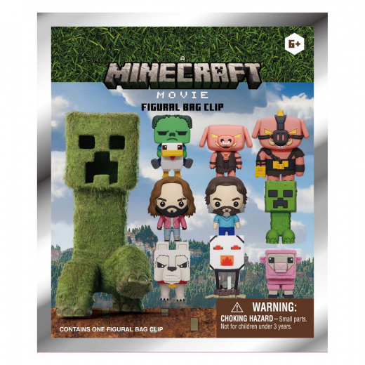 A Minecraft Movie Figural Bag Clip ryhmässä LELUT / Collectibles @ Spelexperten (11063)